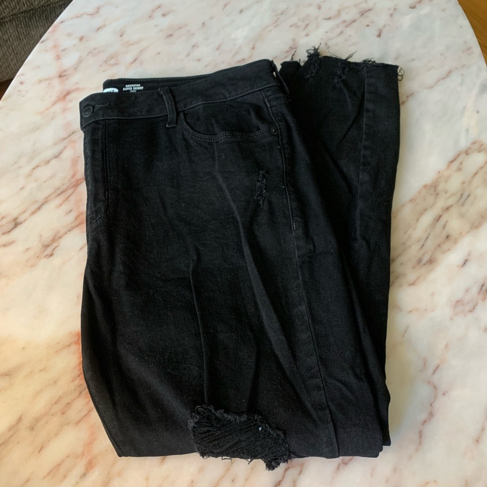 EUC_Ripped Rockstar Super Skinny Jeans_ Size 14